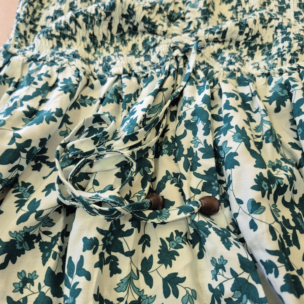 Dress Day Teal Floral Maxi Dress - Picture 3 of 9